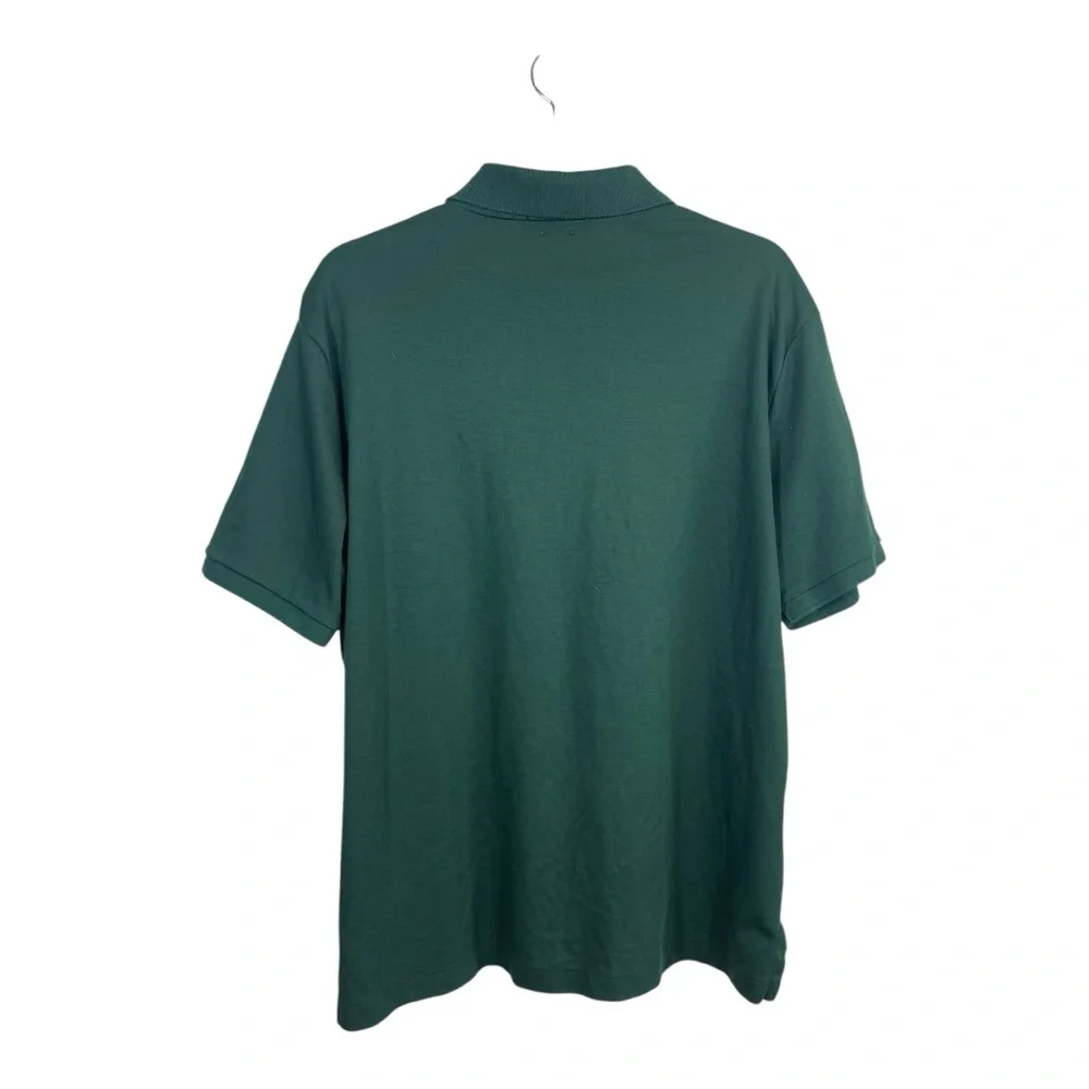 Polo Ralph Lauren Classic Fit Green Polo Shirt Mens XL 100% Cotton Short Sleeve